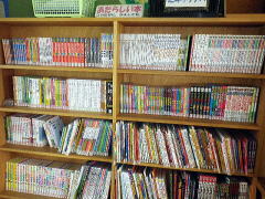 図書室の新しい本
