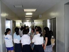 中の部活動の様子